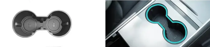 Cup Holder Insert for Tesla Model 3/Y